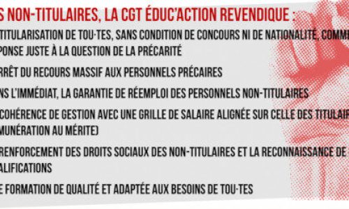 Guide des personnels non-titulaires gérés par la DPE 2