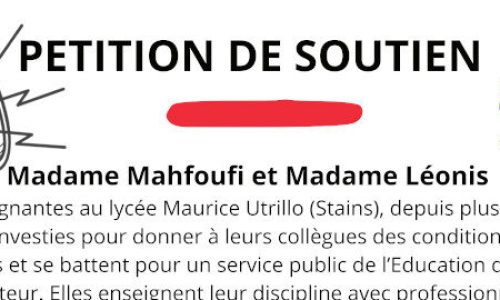 Pétition en soutien à Julie et Sabrina