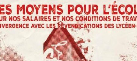 Pour les lycées, en grève le 13 octobre