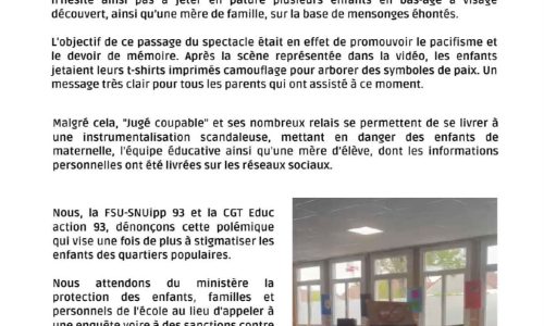 L’extrême droite jette en pature des élèves sur X : stop à l’instrumentalisation !