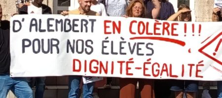 Grève au lycée d&rsquo;Alembert Aubervilliers