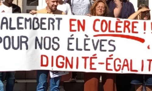 Grève au lycée d&rsquo;Alembert Aubervilliers