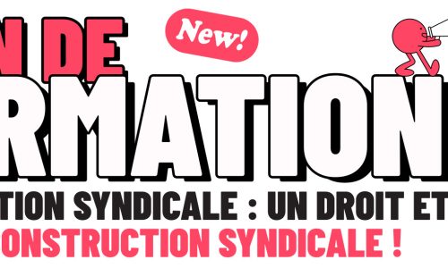 Plan de formation syndicale académique