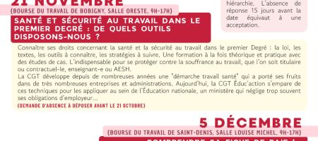  Plan de formation syndicale départemental – spécial 93